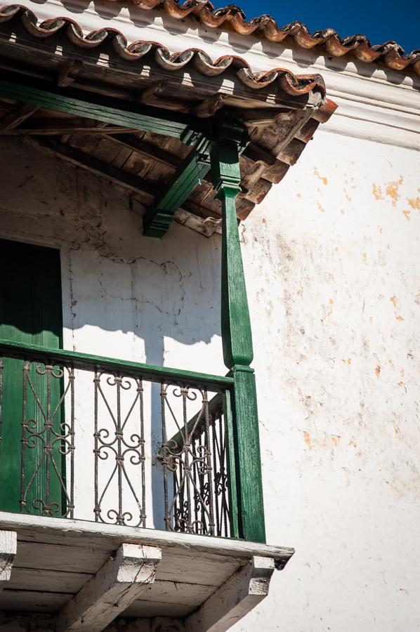 Balcon de Santa Cruz de Mompox, Bolivar, Colombia