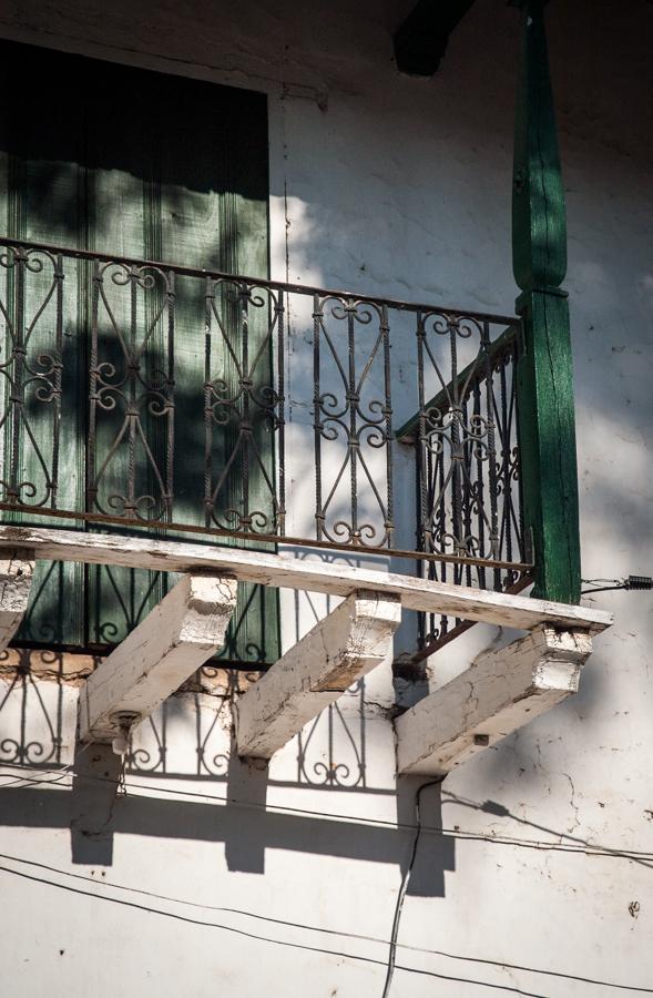 Balcon de Santa Cruz de Mompox, Bolivar, Colombia