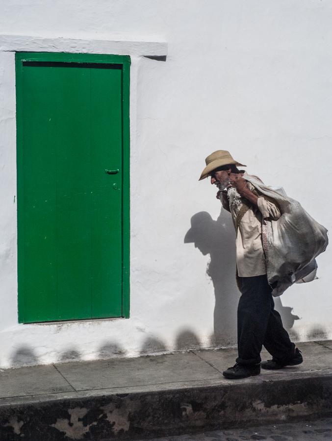 Anciano en Santa Fe de Antioquia, Antioquia, Colom...