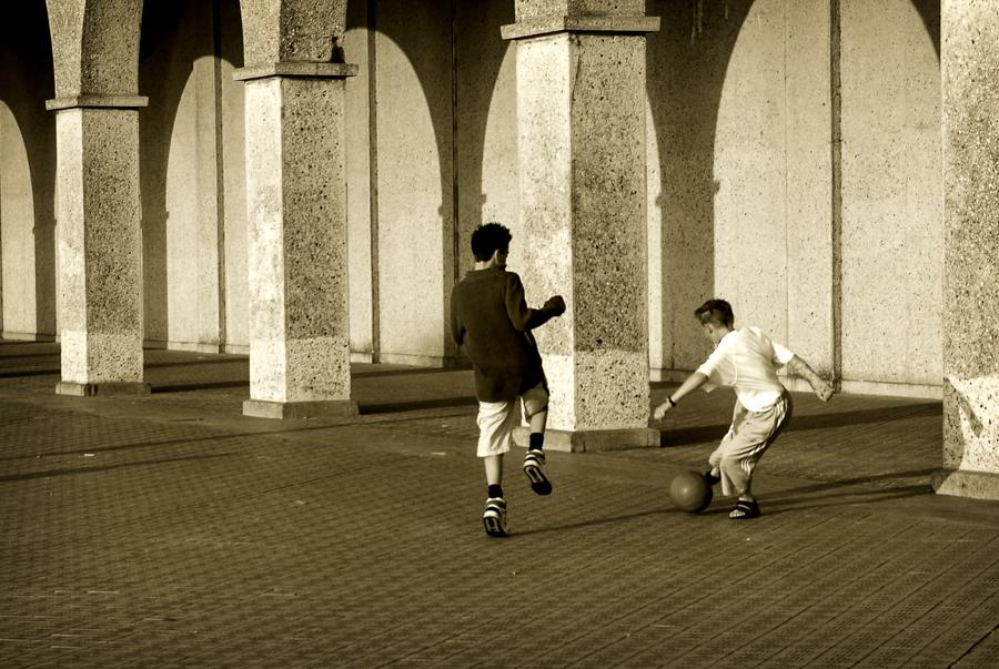 Niños Jugando, Ostende, Flandes Occidental, Belgi...