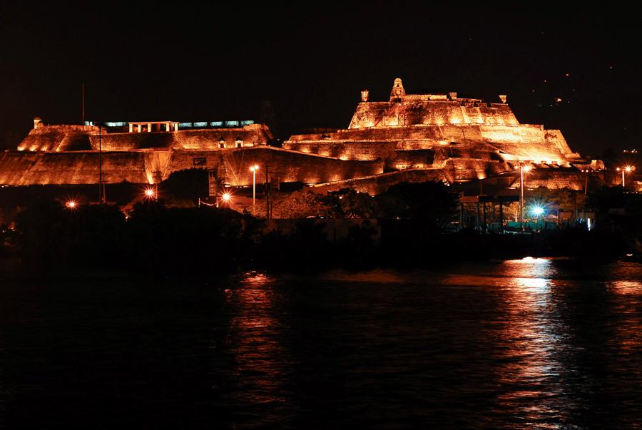 Castillo de San Felipe en Cartagena, Bolivar, Colo...