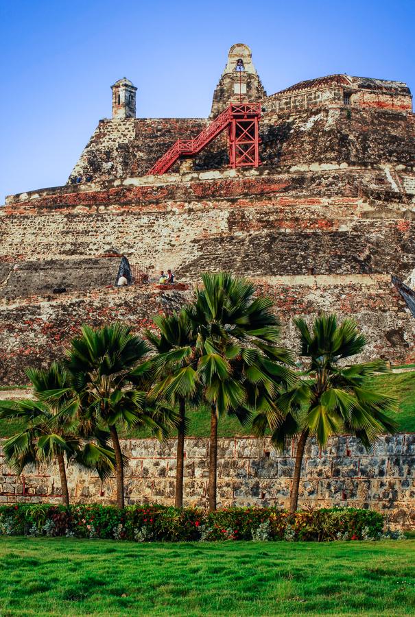 Castillo de San Felipe en Cartagena, Bolivar, Colo...