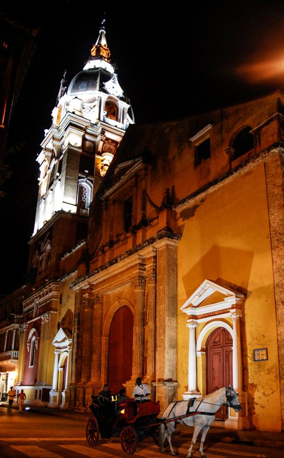 Iglesia Catedral en Cartagena, Bolivar, Colombia