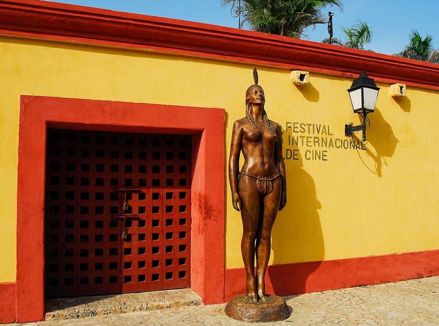 Oficinas del Festival de Cine en Cartagena, Boliva...