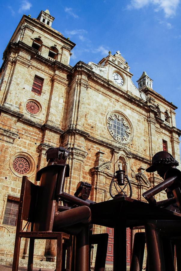 Iglesia Convento de San Pedro Claver en Cartagena,...