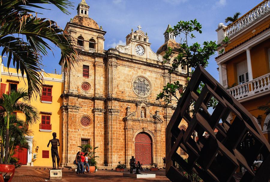 Iglesia Convento de San Pedro Claver en Cartagena,...