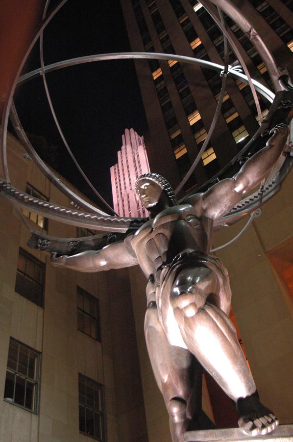 Escultura en el Rockefeller Center, New York, Esta...