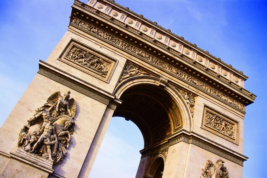 Arco del Triunfo en Paris, Francia