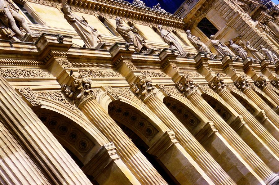 Fachada de una Construccion en Paris, Francia