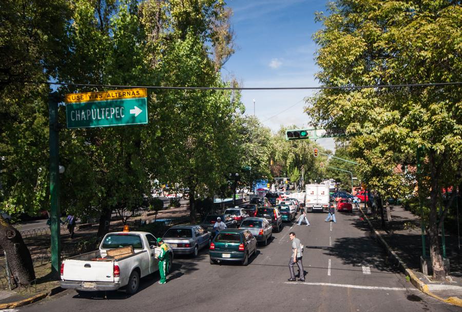 Calle en Distrito Federal, Mexico, America Central