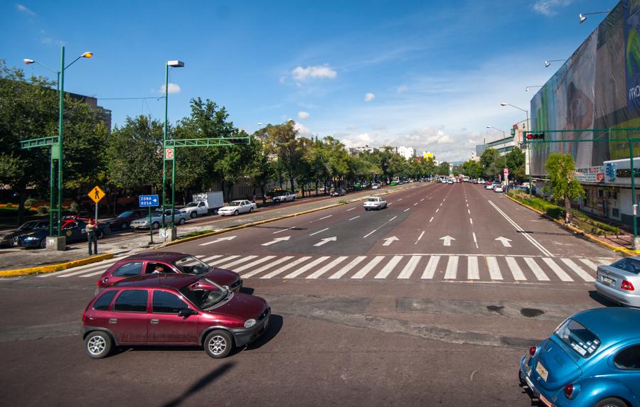 Calle en Distrito Federal, Mexico, America Central