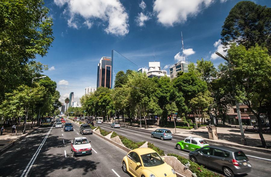 Calle en Distrito Federal, Mexico, America Central