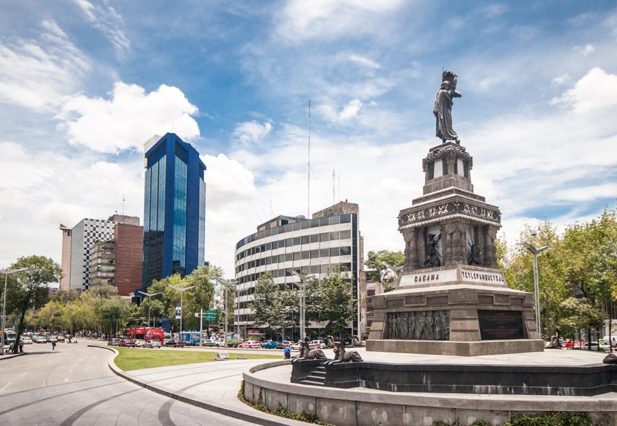 Monumento a Cuauhtemoc, Distrito Federal, Mexico, ...