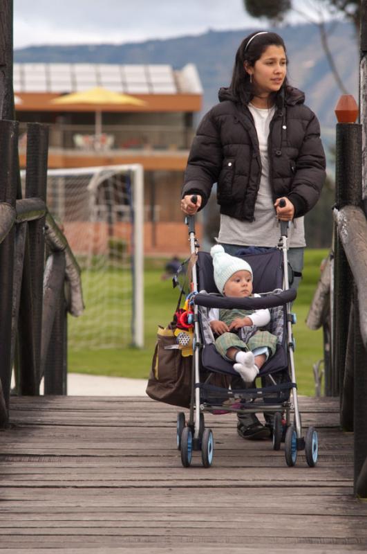 Madre e Hijo, Parque Metropolitano Simon Bolivar, ...