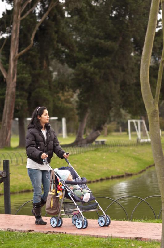 Madre e Hijo, Parque Metropolitano Simon Bolivar, ...