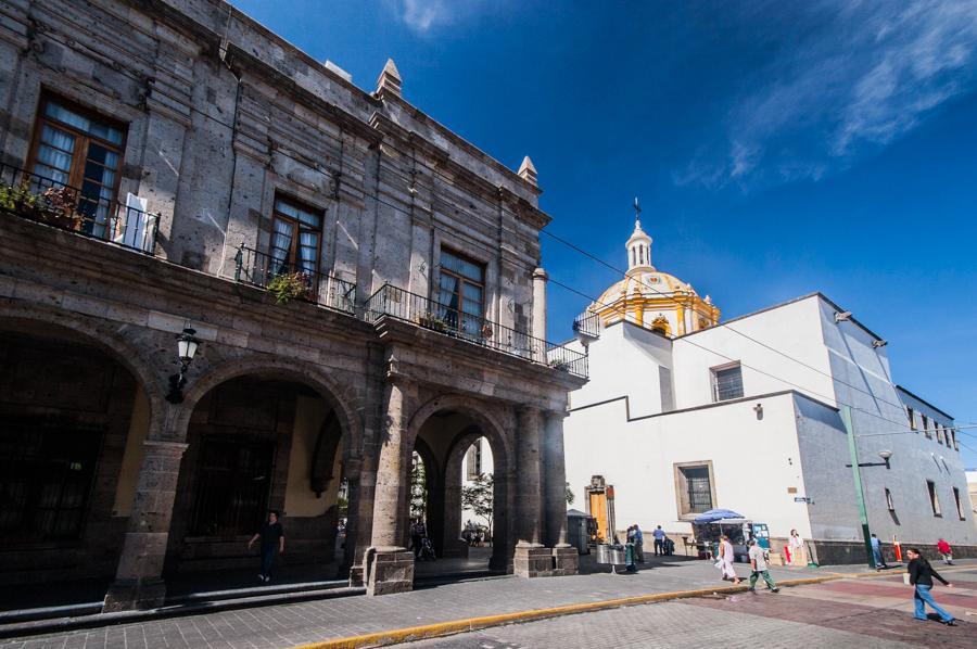 Fachada de la Catedral de Guadalajara, Guadalajara...