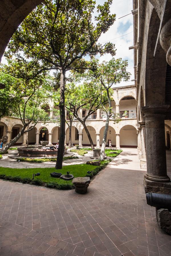 Jardin al Interior del Museo Regional, Guadalajara...