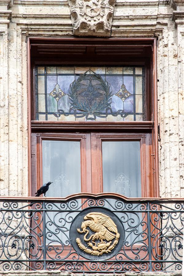 Balcon del Palacio de Gobierno, Guadalajara, Mexic...