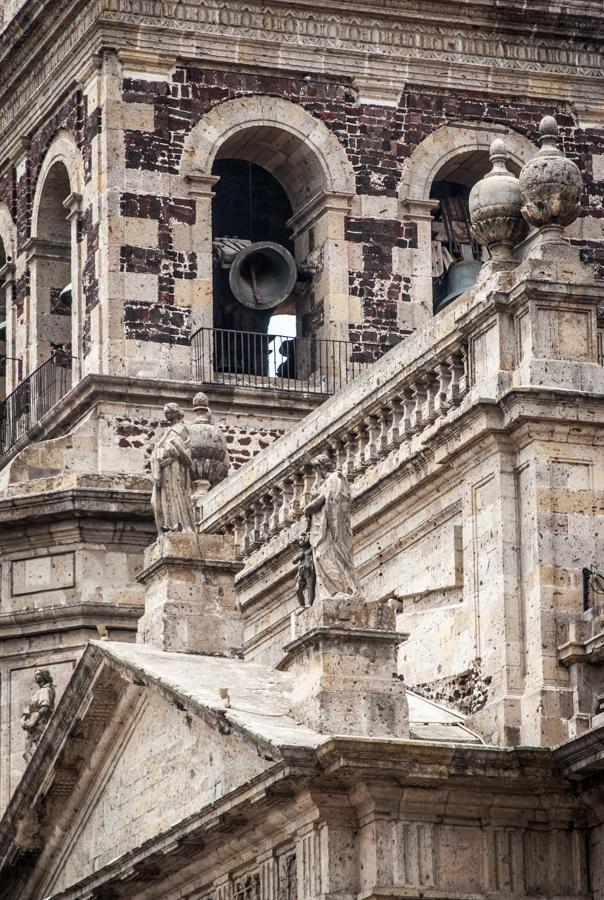 Campanario de la Catedral de Guadalara, Mexico, Ce...