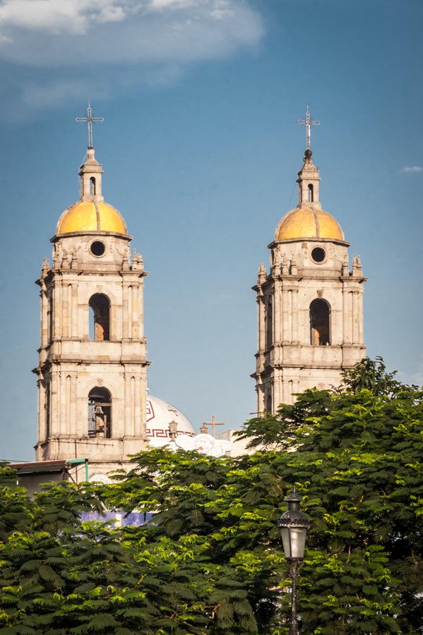 Campanario de una Iglesia, Guadalara, Mexico, Cent...