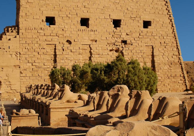 Camino Procesional Dromo, Templo Karnak, Egipto, E...