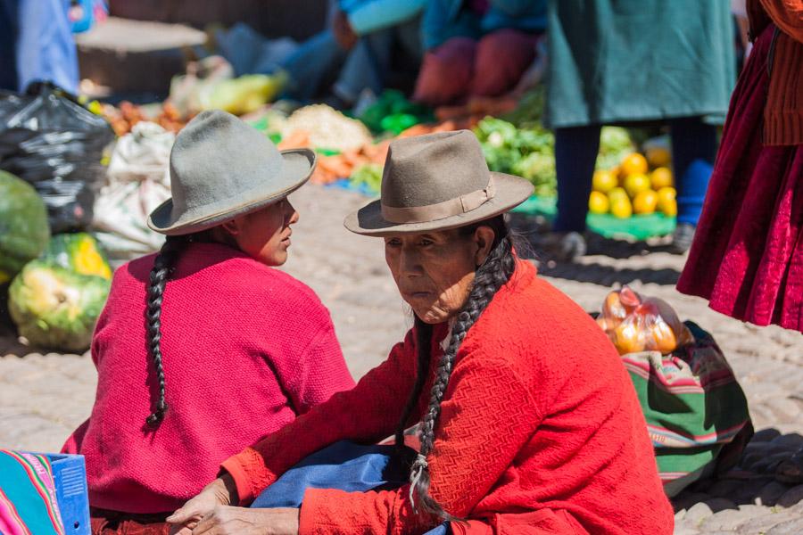 Mercado Indio Piscac, Valle Sagrado, Peru