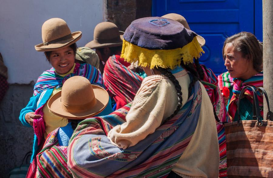 Mercado Indio Piscac, Valle Sagrado, Peru