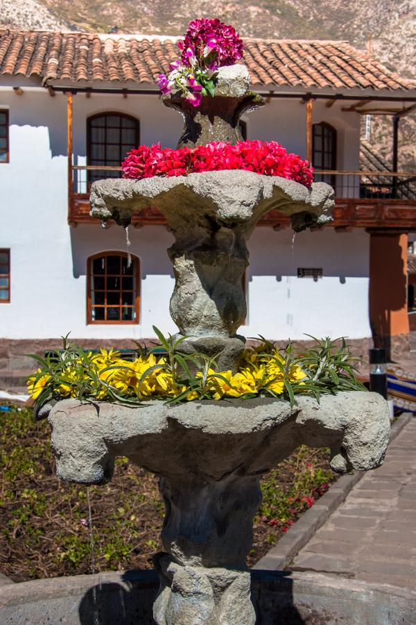 Fuente de la Soneta Posada del Inca Yucay, Yucay, ...