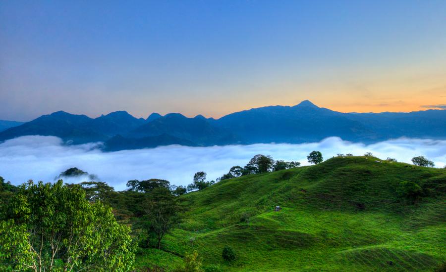 Paisaje del Suroeste Antioqueño, Antioquia, Colom...