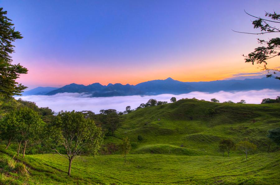 Paisaje del Suroeste Antioqueño, Antioquia, Colom...