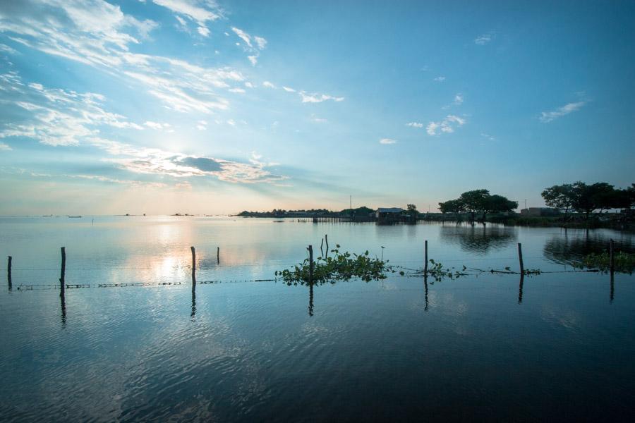 Paisaje en Cienaga Magdalena, Colombia