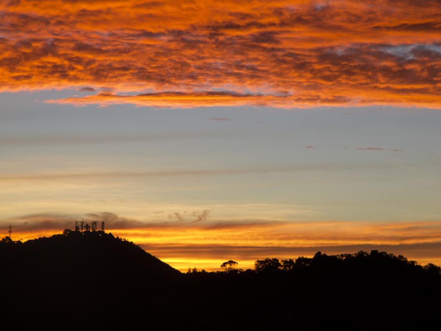 Atardecer en Santa Elena, Medellin, Antioquia, Col...