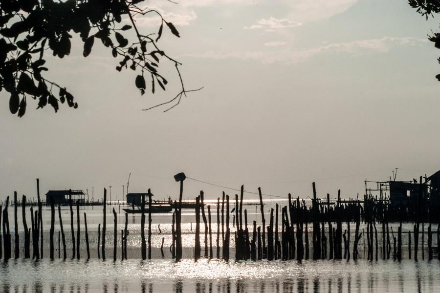 Palafito en Cienaga Magdalena, Colombia