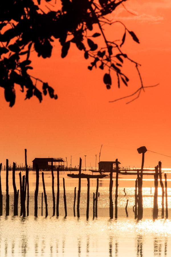 Palafito en Cienaga Magdalena, Colombia