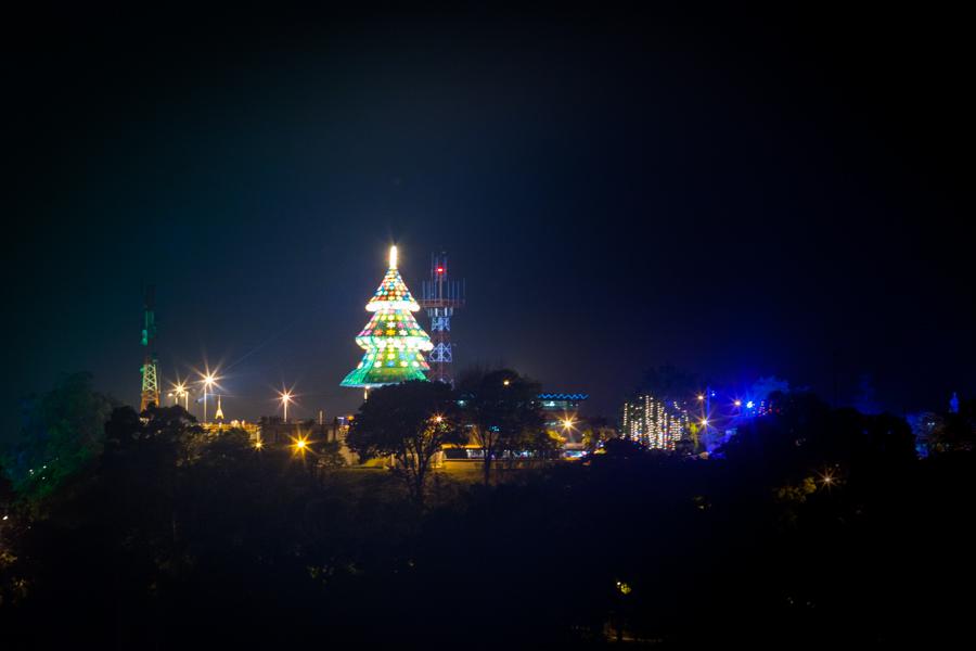 Alumbrados de Navidad, Cerro Nutibara, Medellin, A...