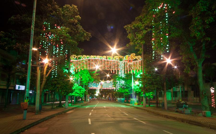 Alumbrados de Navidad, Avenida la Playa, Medellin,...