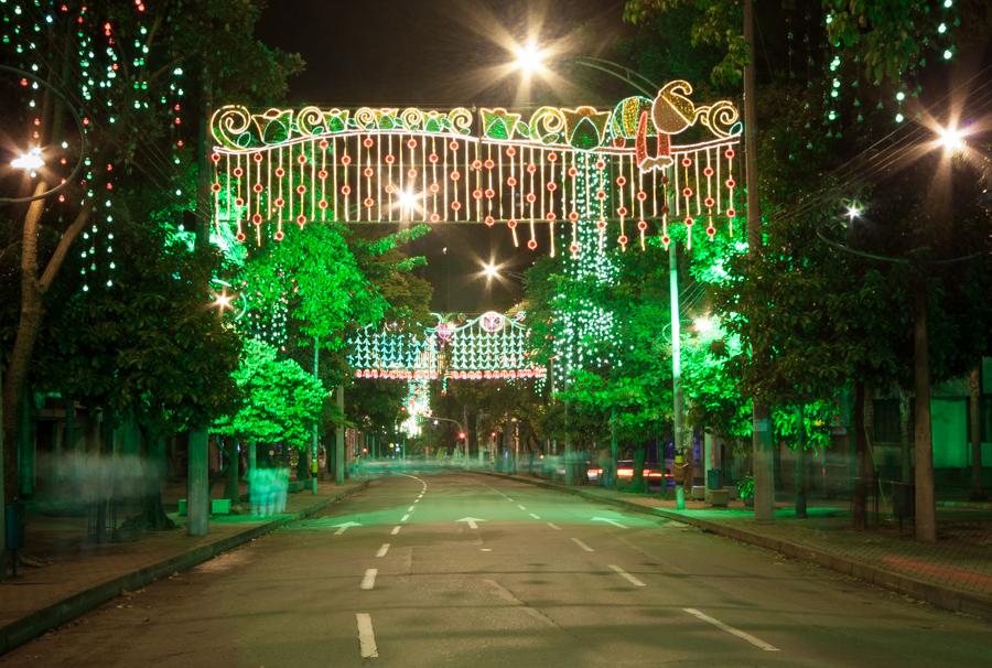 Alumbrados de Navidad, Avenida la Playa, Medellin,...