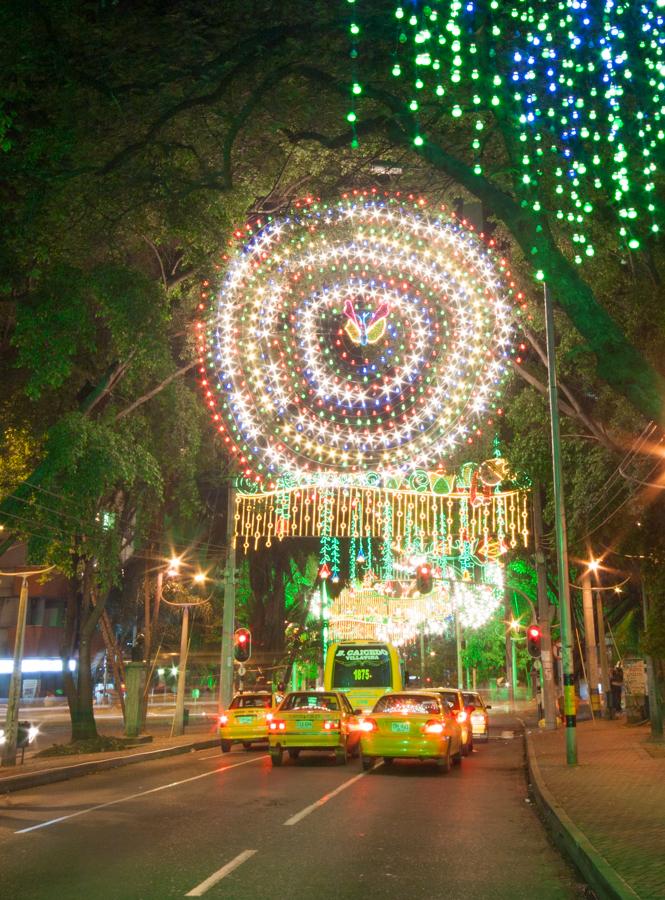 Alumbrados de Navidad, Avenida la Playa, Medellin,...