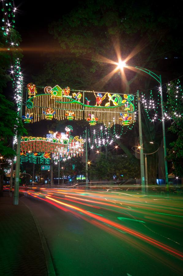 Alumbrados de Navidad, Avenida la Playa, Medellin,...