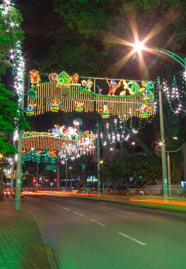 Alumbrados de Navidad, Avenida la Playa, Medellin,...