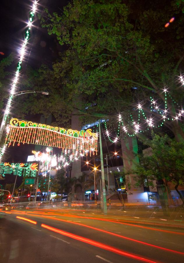 Alumbrados de Navidad, Avenida la Playa, Medellin,...