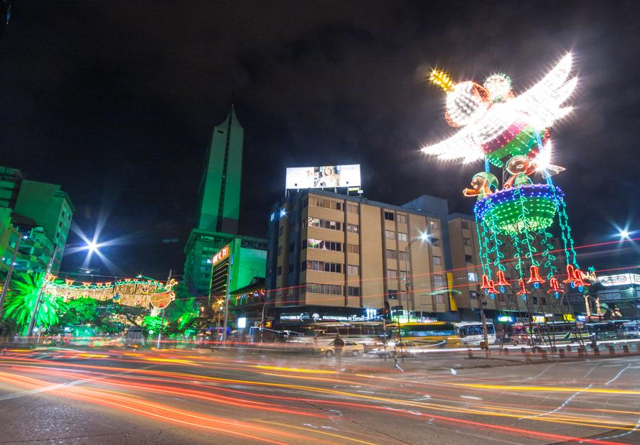 Alumbrados de Navidad, Avenida la Playa con Orient...