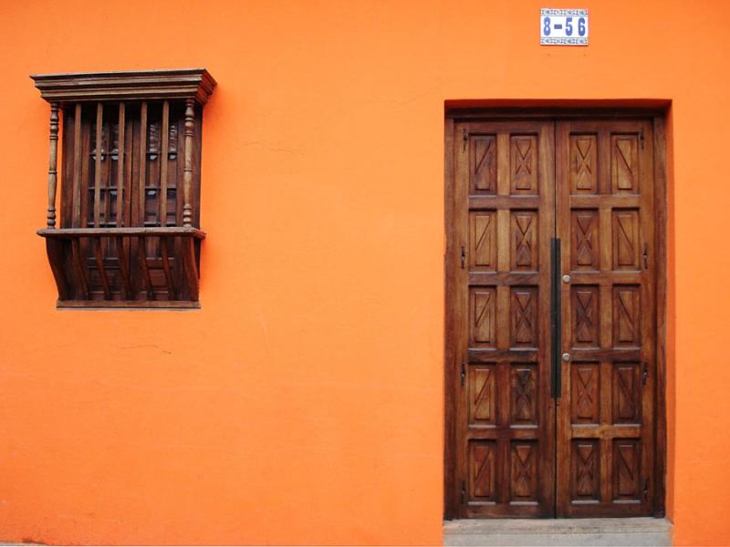 Vivienda Tradicional de La Candelaria, Bogota, Cud...