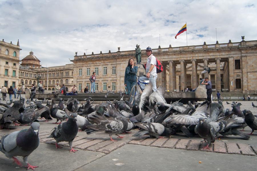 Capitolio Nacional, Plaza de Bolivar, La Candelari...