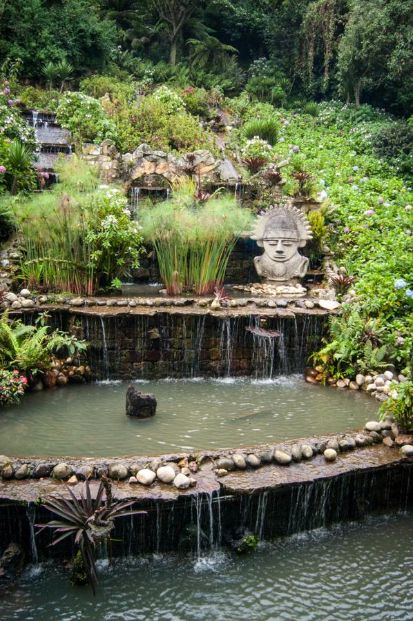 Fuente en Cerro de Monserrate, Bogota, Cundinamarc...