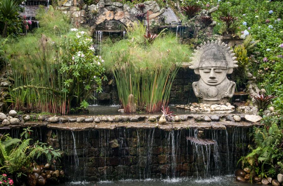 Fuente en Cerro de Monserrate, Bogota, Cundinamarc...