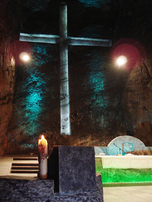 Altar de la Catedral de Sal, Zipaquira, Cundinamar...