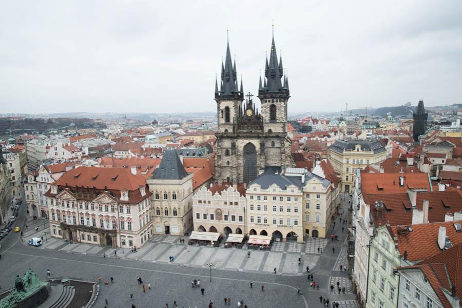 Iglesia de Nuestra Señora en frente del Tyn, Prag...