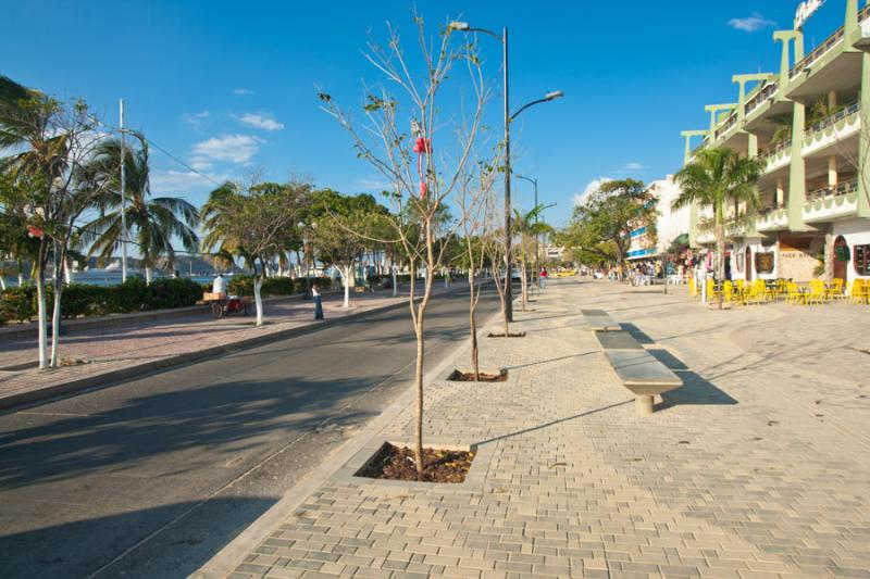 Calle de la Ciudad de Santa Marta, Magdalena, Colo...