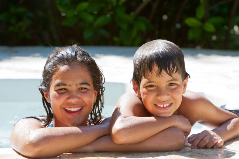 NiÃ±os Sonriendo, Santa Marta, Magdalena, Colomb...